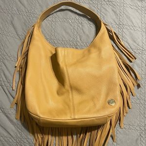 Vince Camuto Fringe Oak Boho Tote